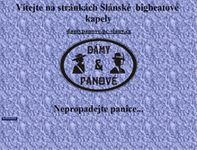 Tablet Screenshot of damypanove.pc-slany.cz